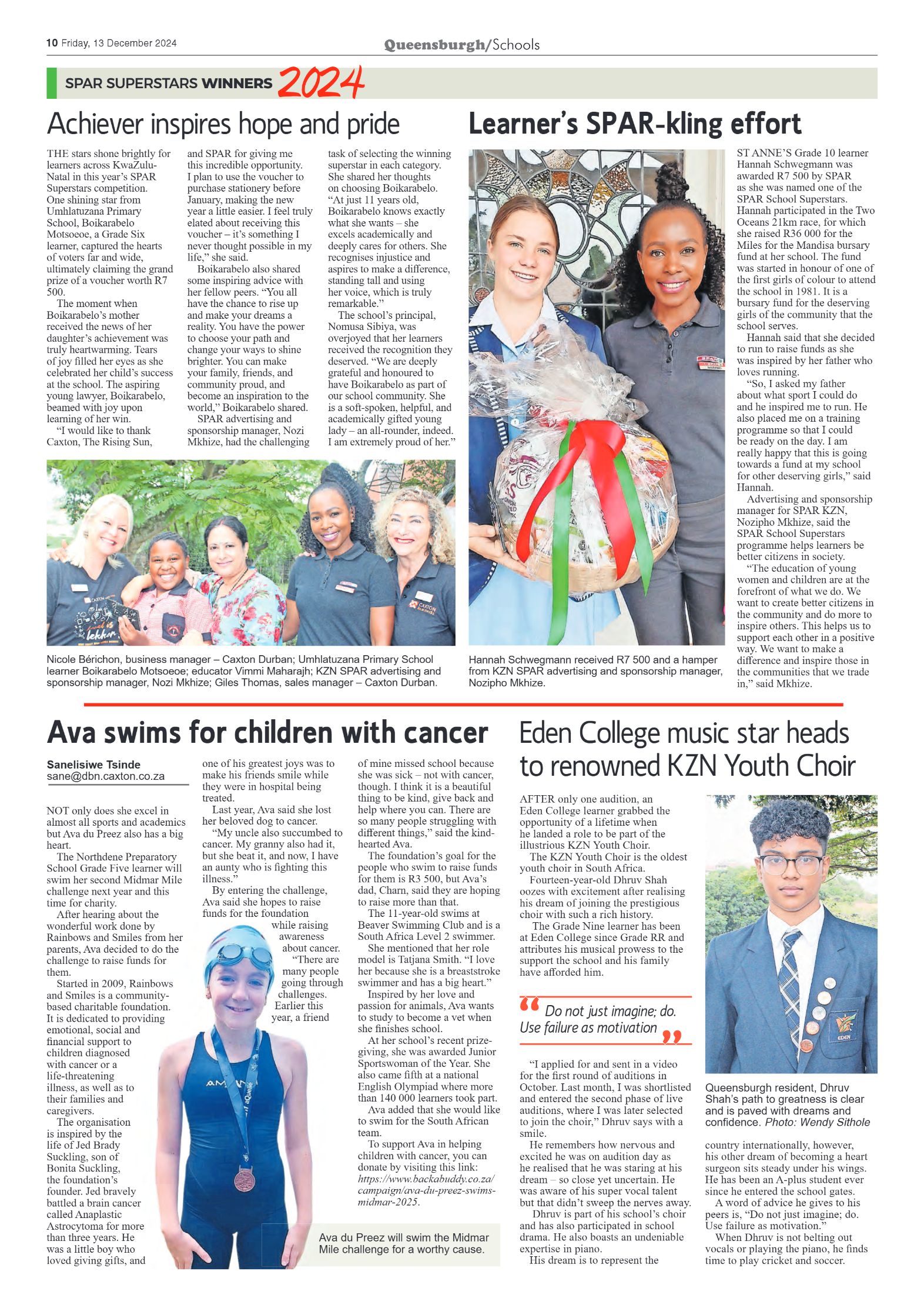 Queensburgh News 13 December 2024 page 10