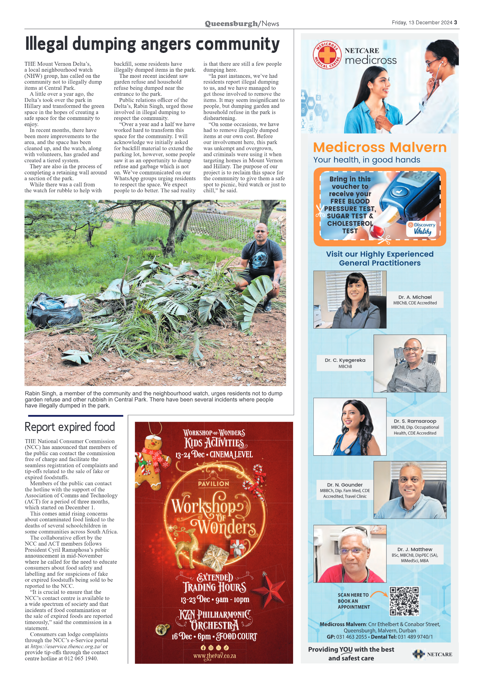 Queensburgh News 13 December 2024 page 3