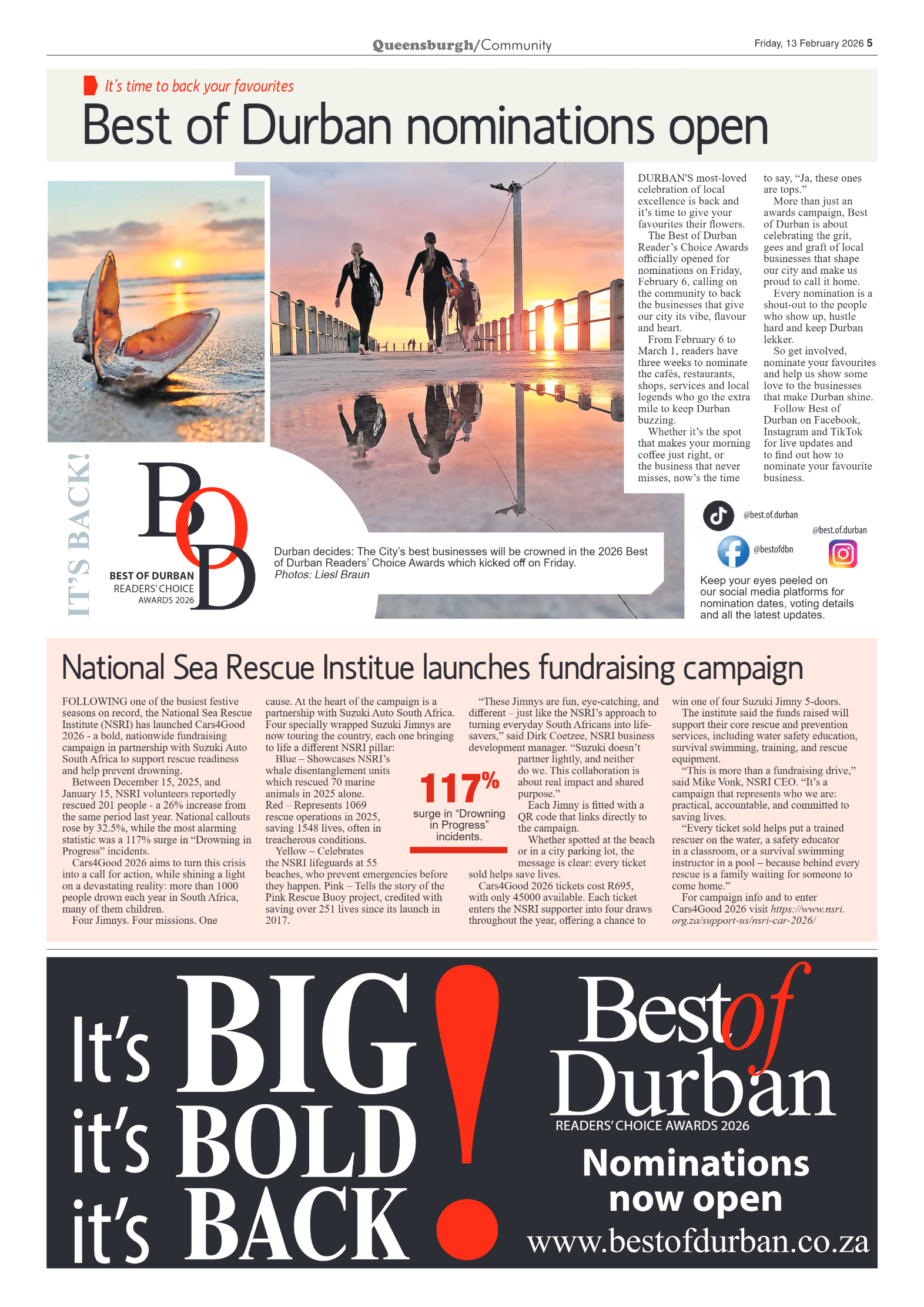 Queensburgh News 13 February 2026 page 5