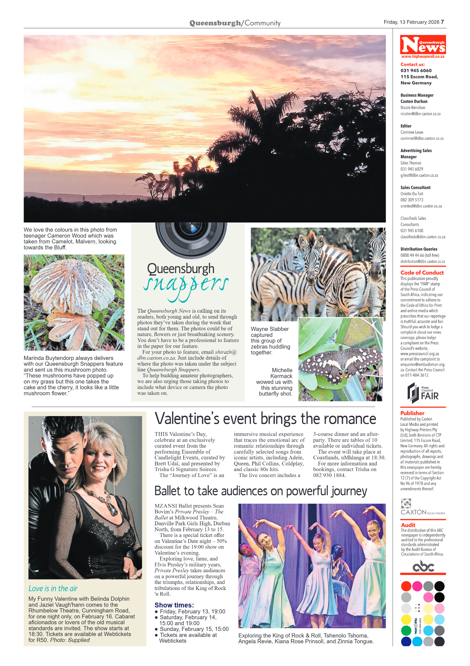 Queensburgh News 13 February 2026 page 7