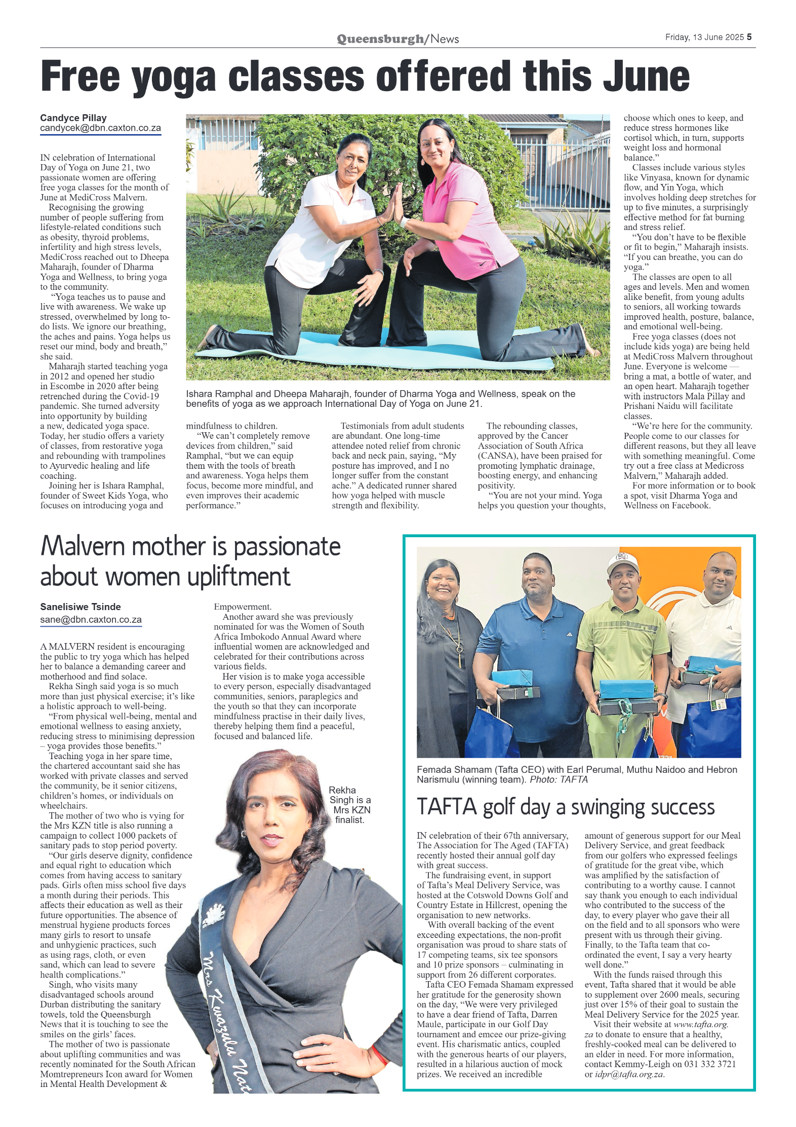 Queensburgh News 13 June 2025 page 5