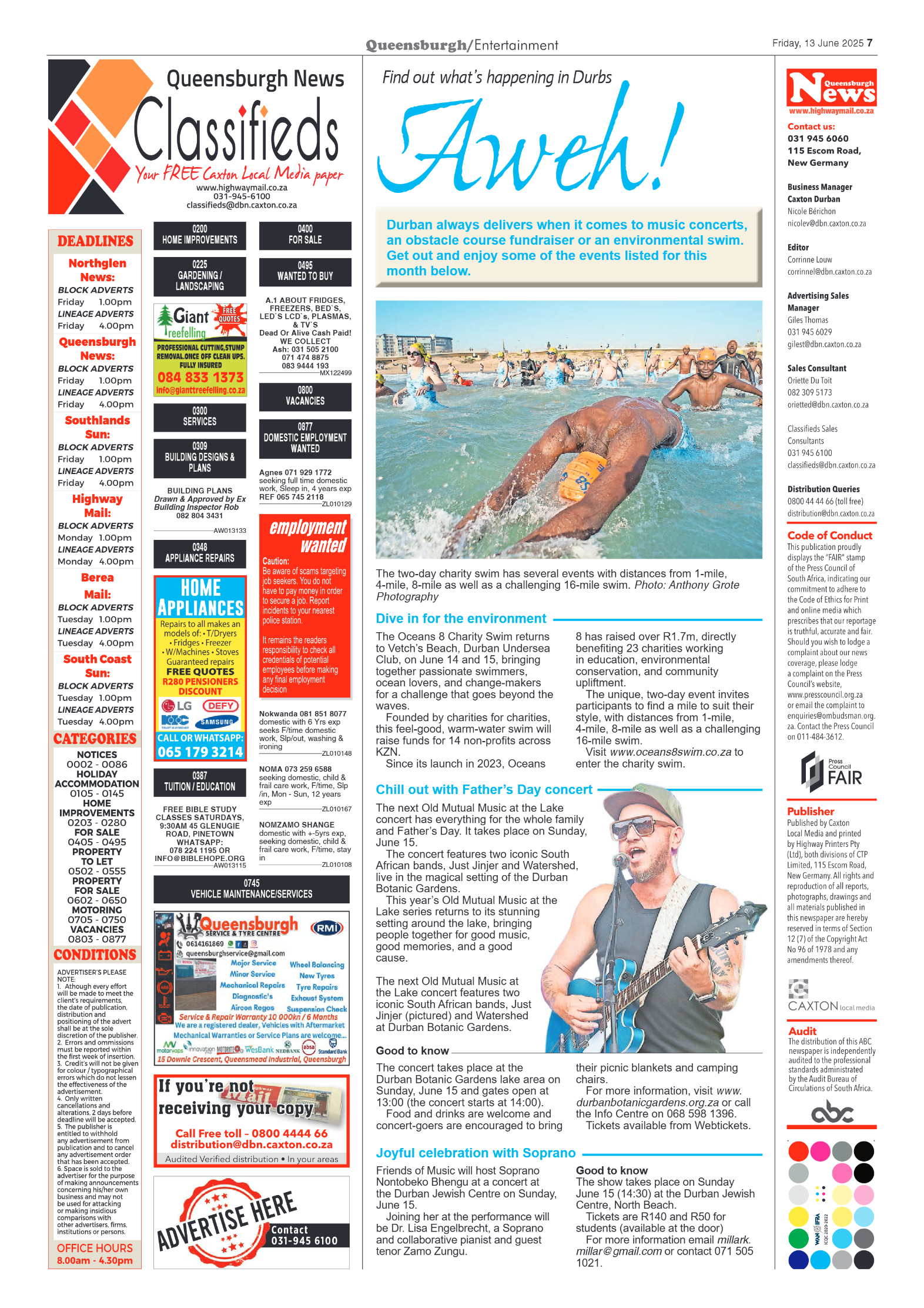 Queensburgh News 13 June 2025 page 7