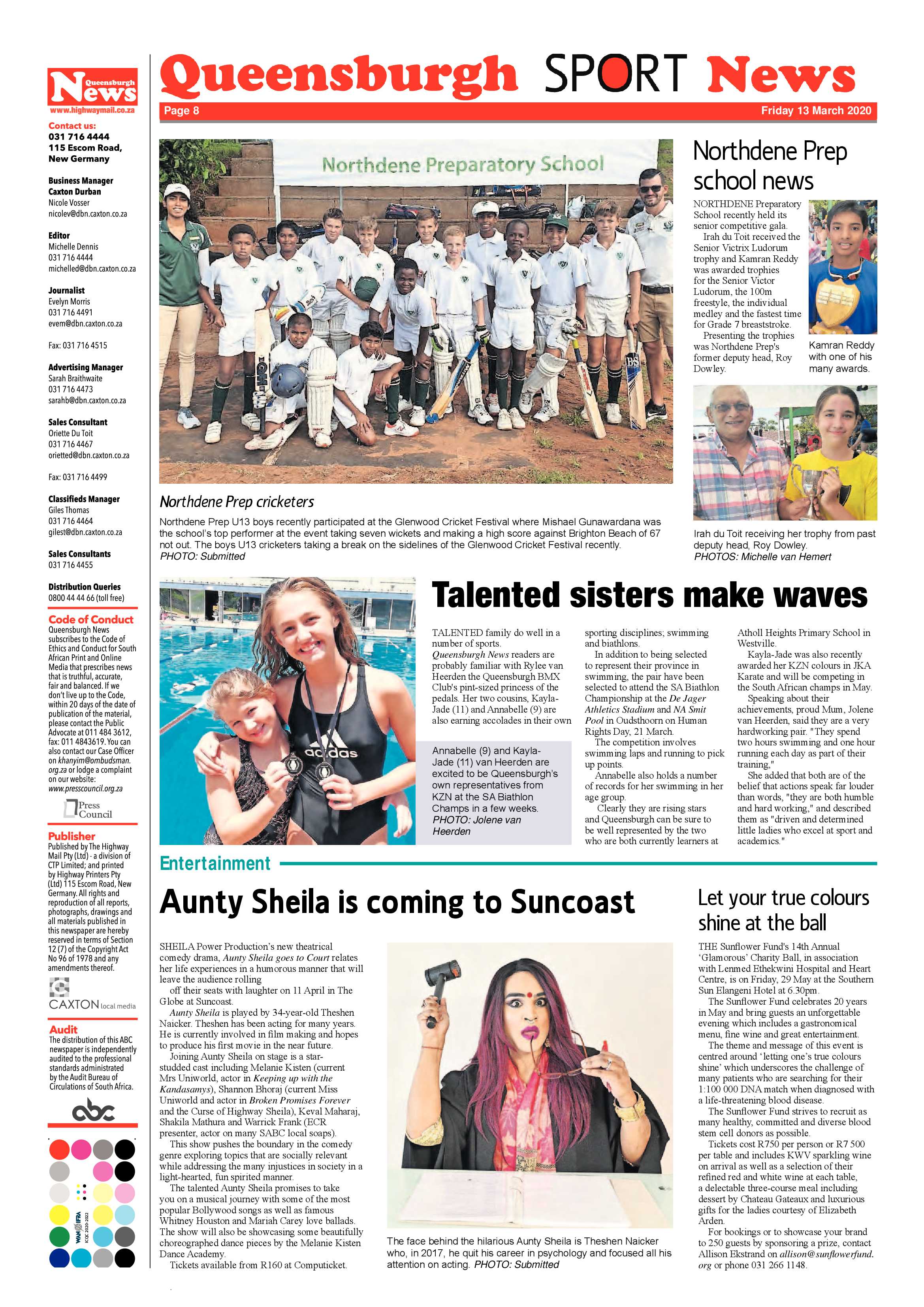 Queensburgh News 13 March 2020 page 8