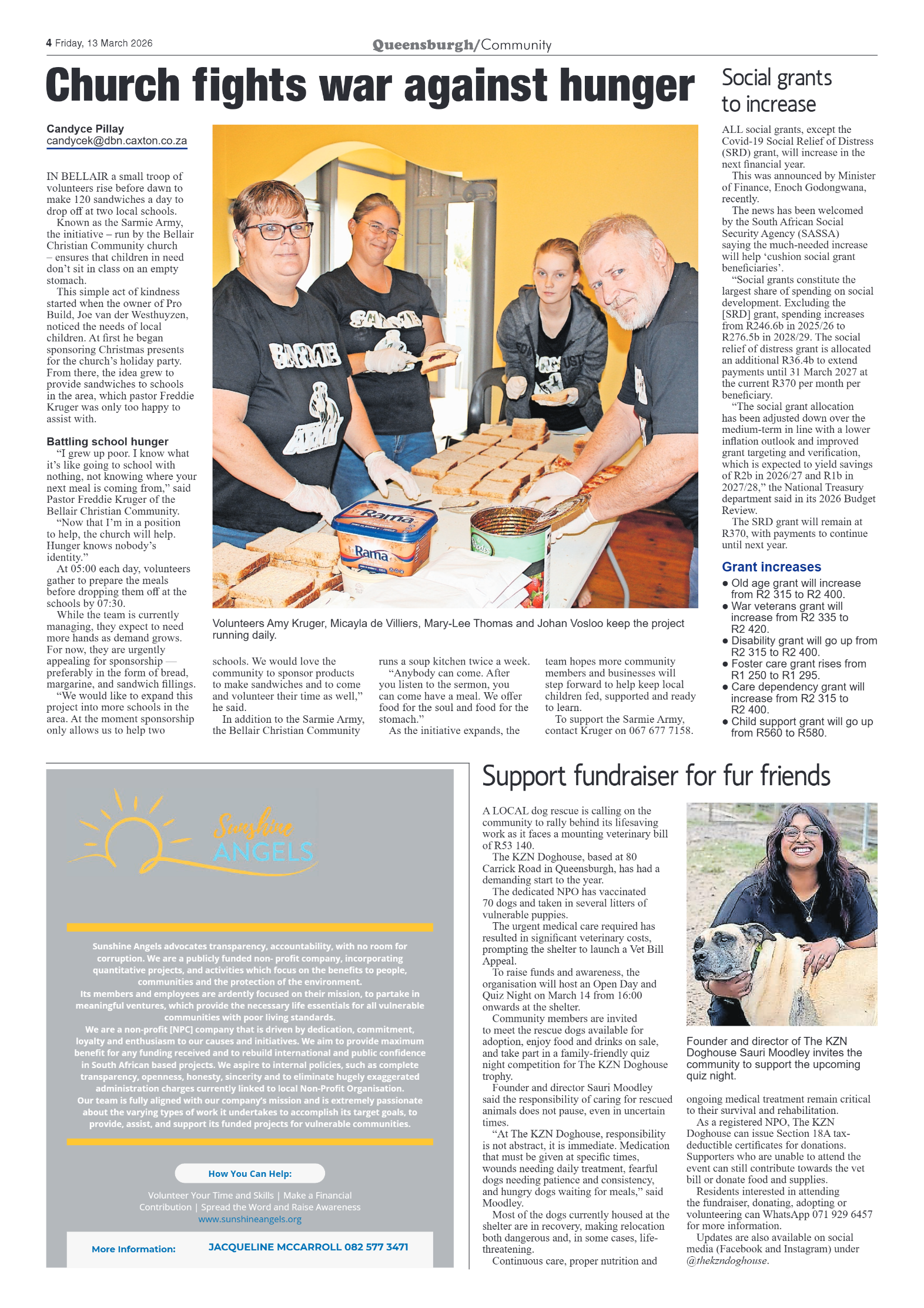 Queensburgh News 13 March 2026 page 4