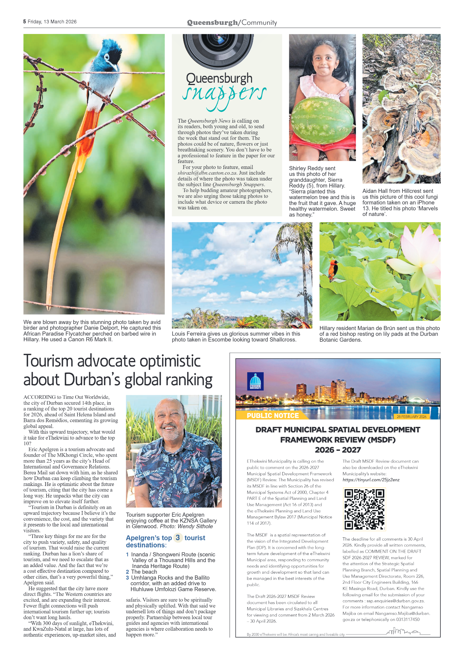 Queensburgh News 13 March 2026 page 5