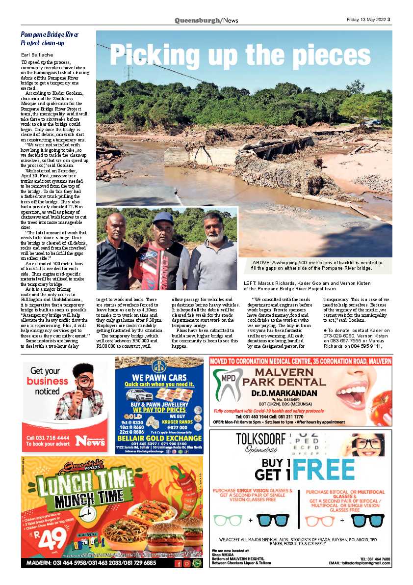 Queensburgh News 13 May 2022 page 3