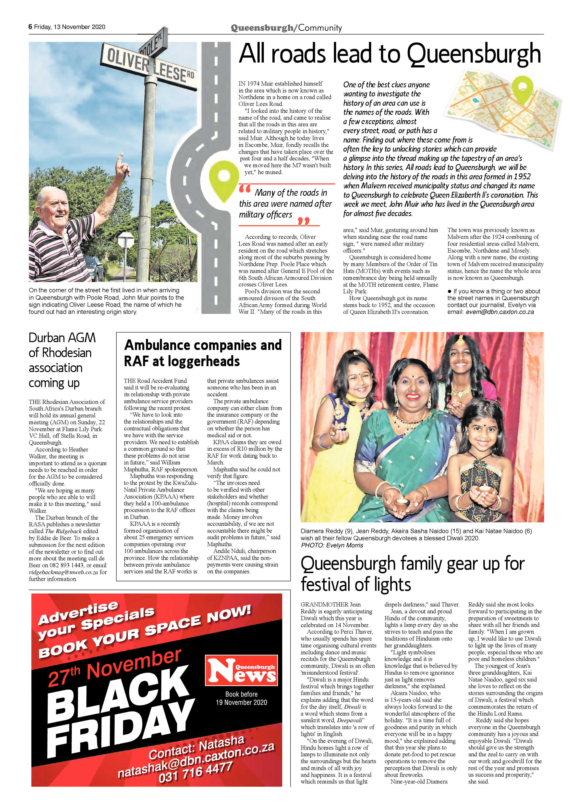 Queensburgh News 13 November 2020 page 6