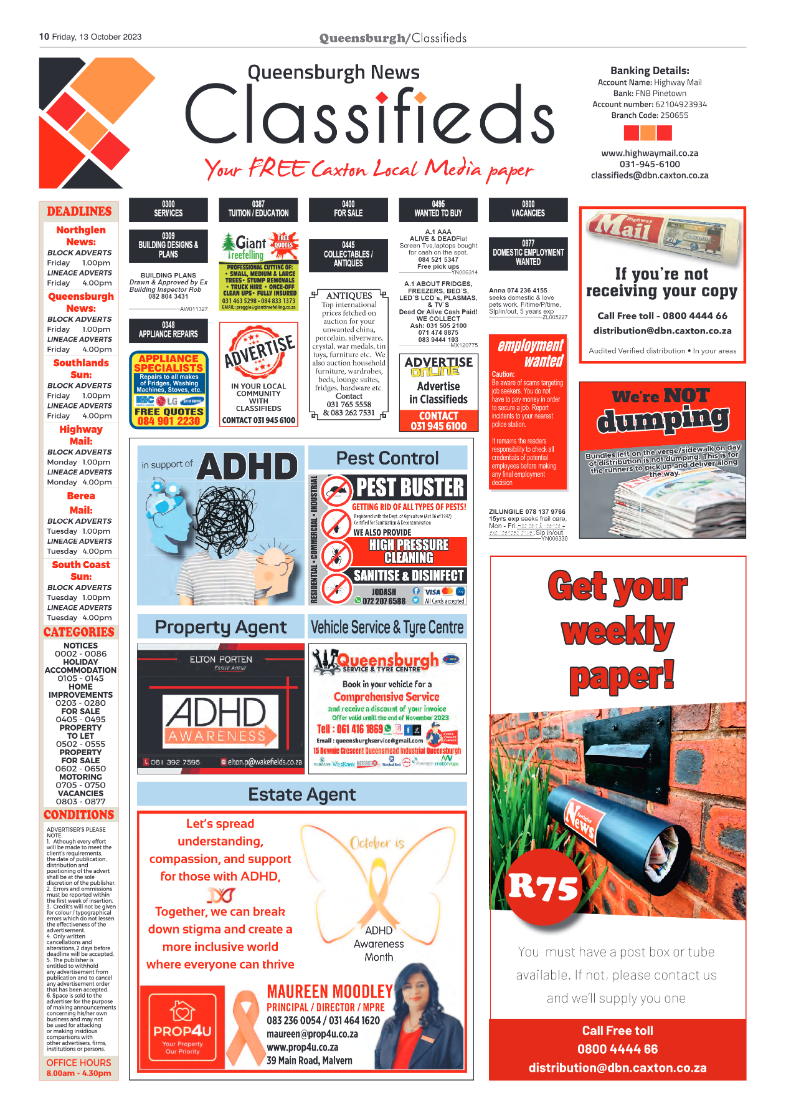 Queensburgh News 13 October 2023 page 10