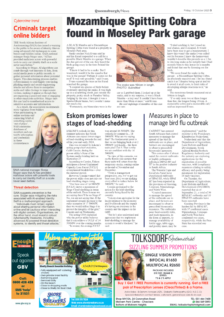 Queensburgh News 13 October 2023 page 3