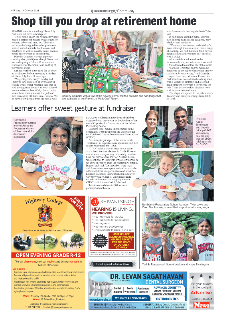 Queensburgh News 13 October 2023 page 4