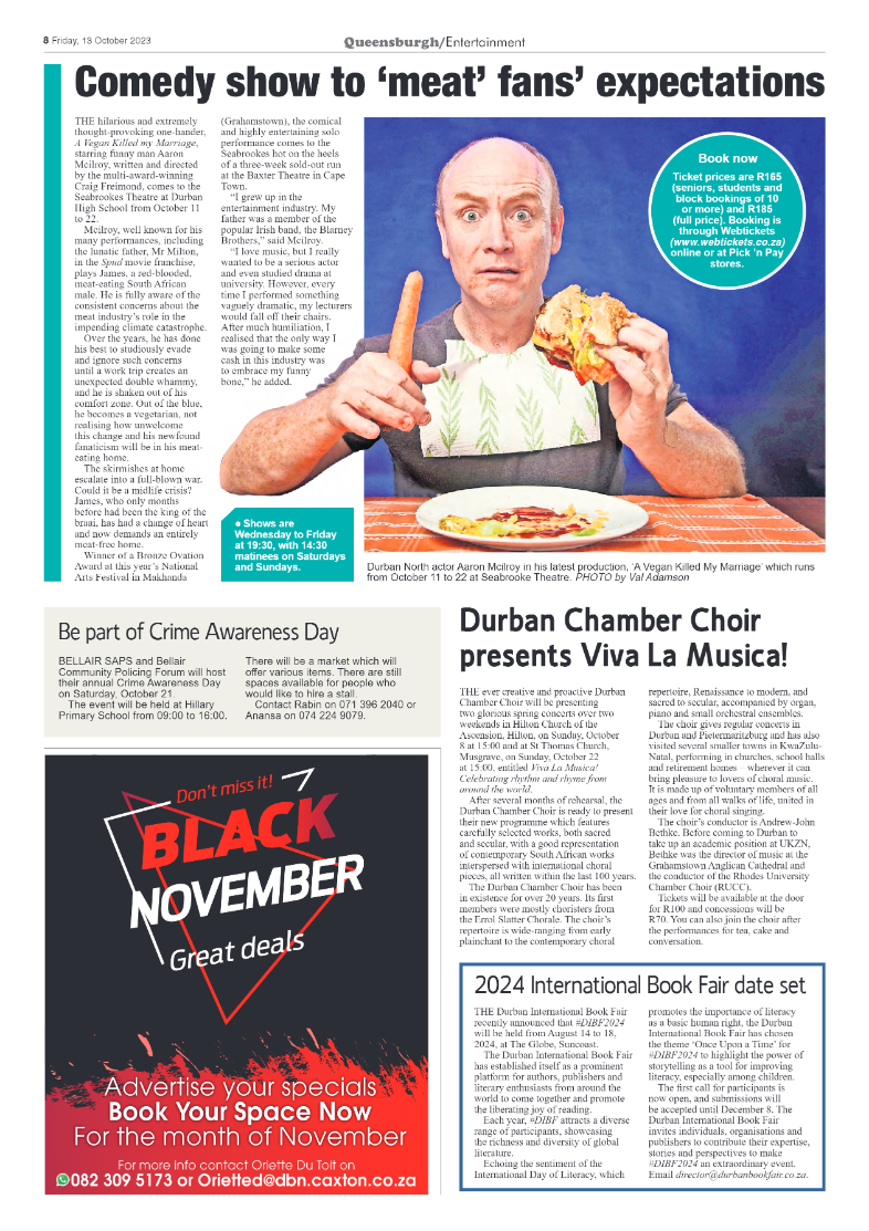 Queensburgh News 13 October 2023 page 8