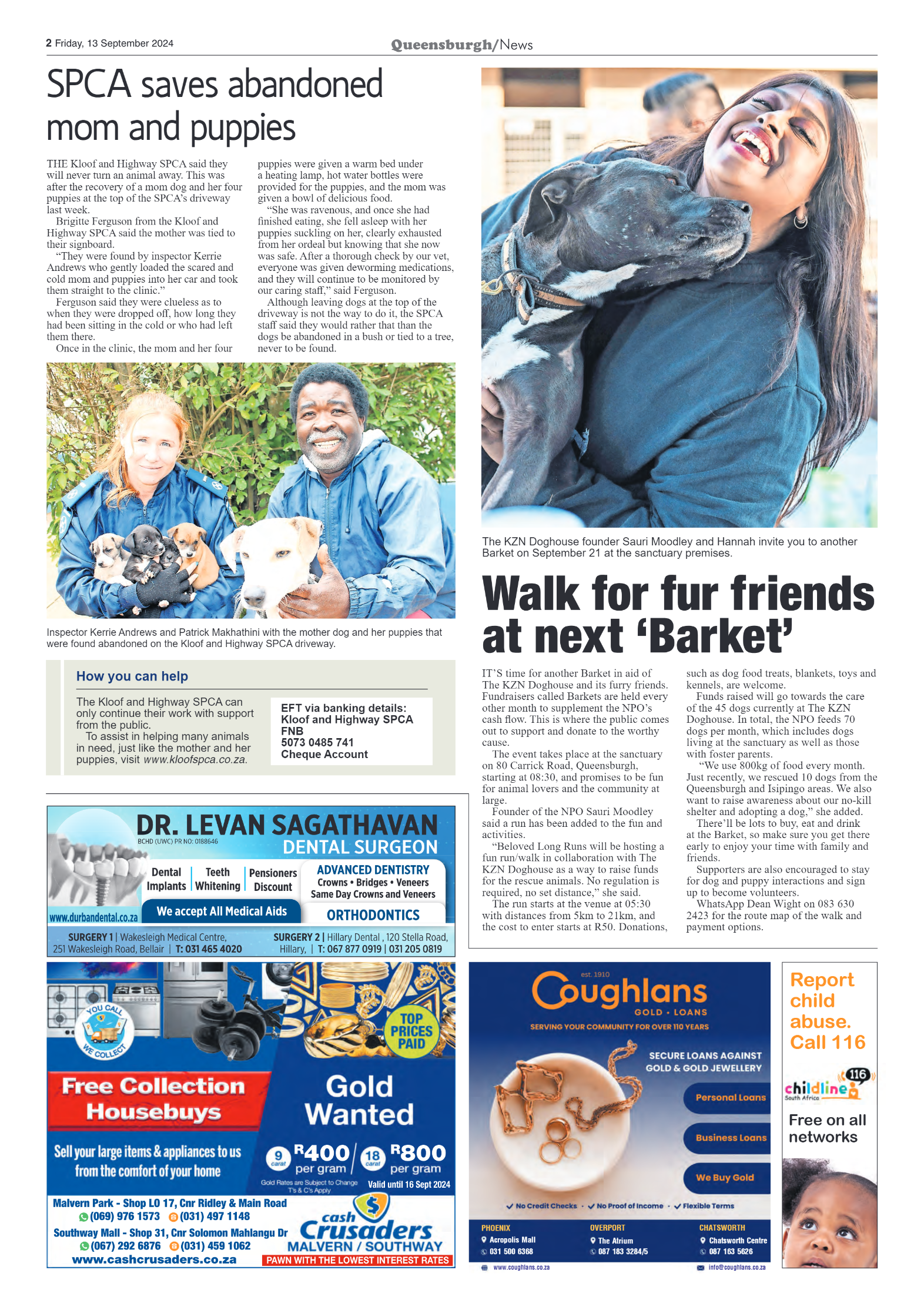 Queensburgh News 13 September 2024 page 2