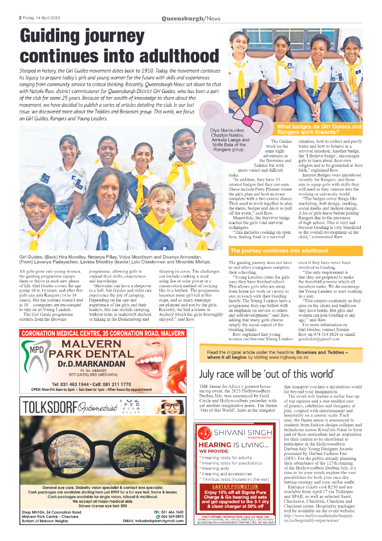 Queensburgh News 14 April 2023 page 2