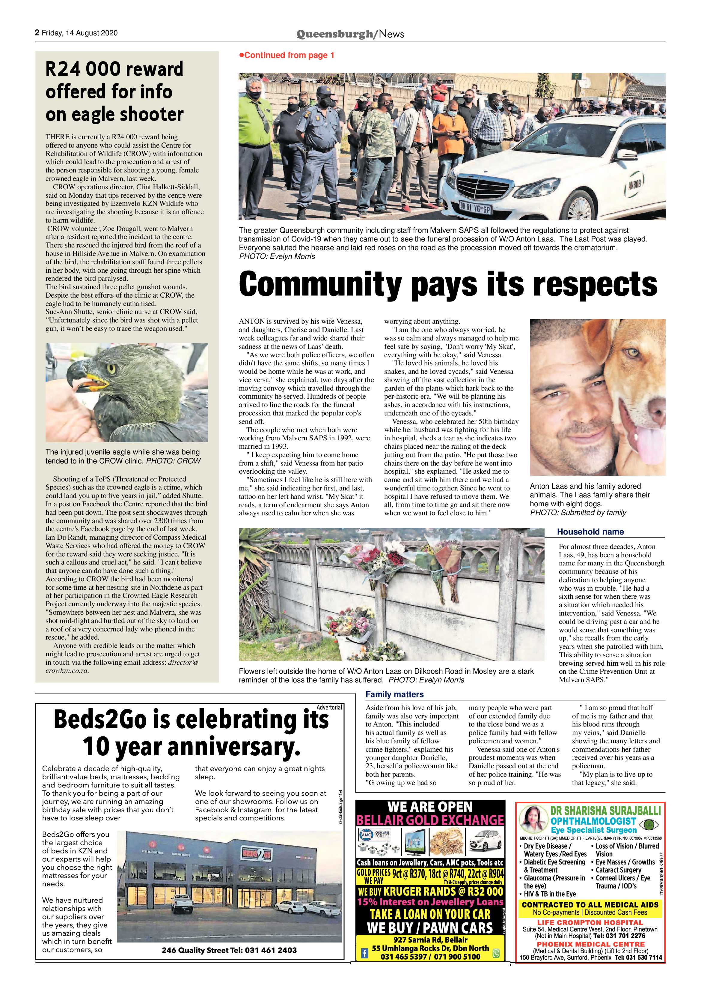 Queensburgh News 14 August 2020 page 2