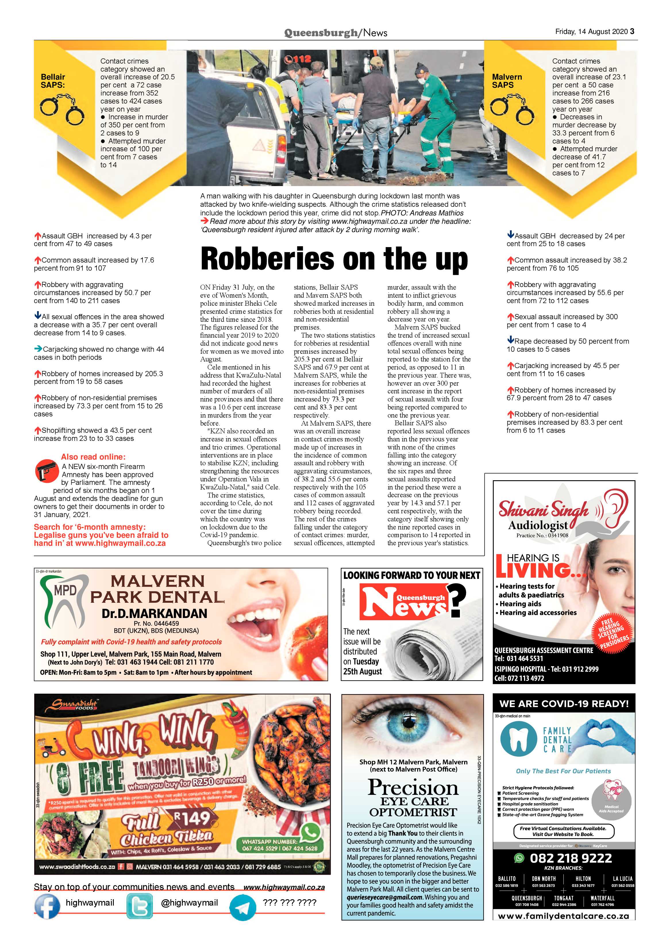 Queensburgh News 14 August 2020 page 3