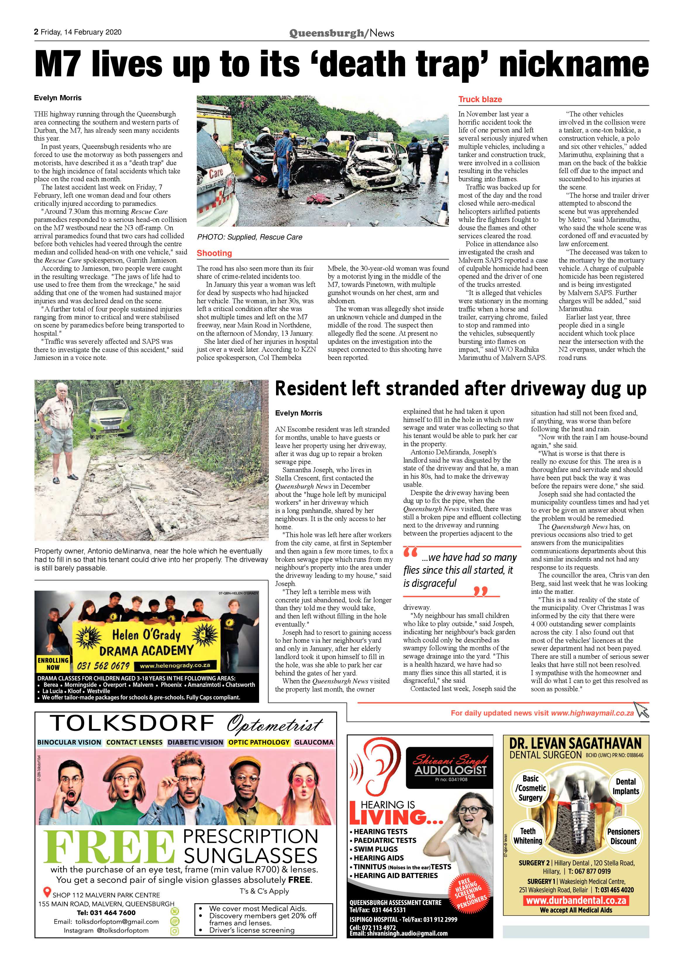 Queensburgh News 14 February 2020 page 2