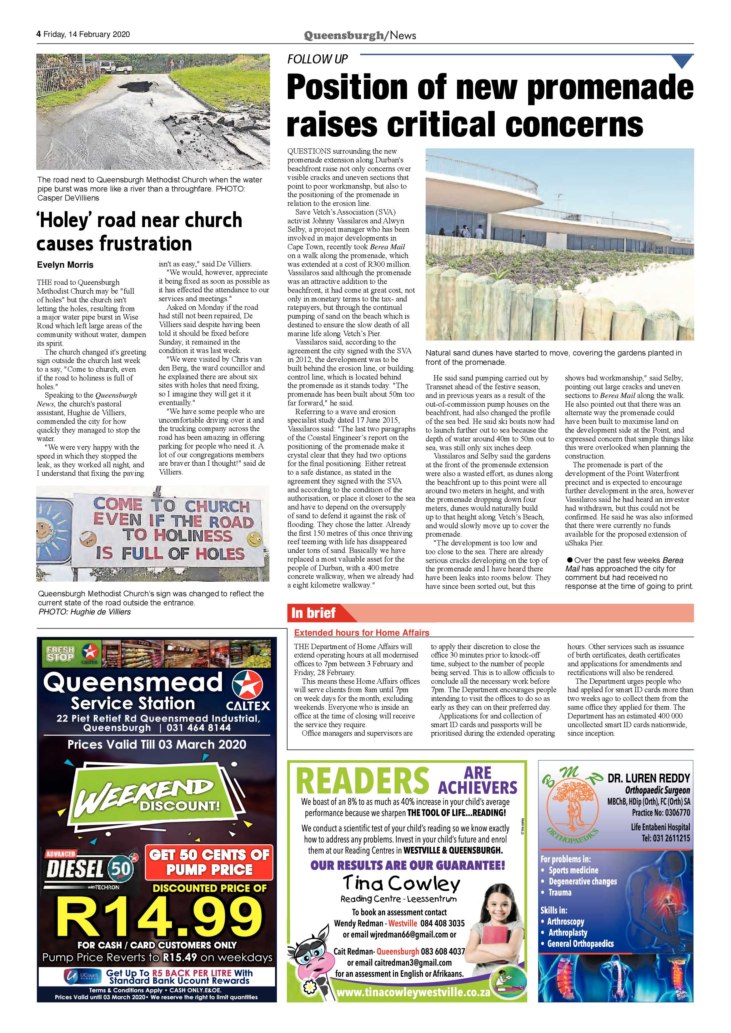 Queensburgh News 14 February 2020 page 4