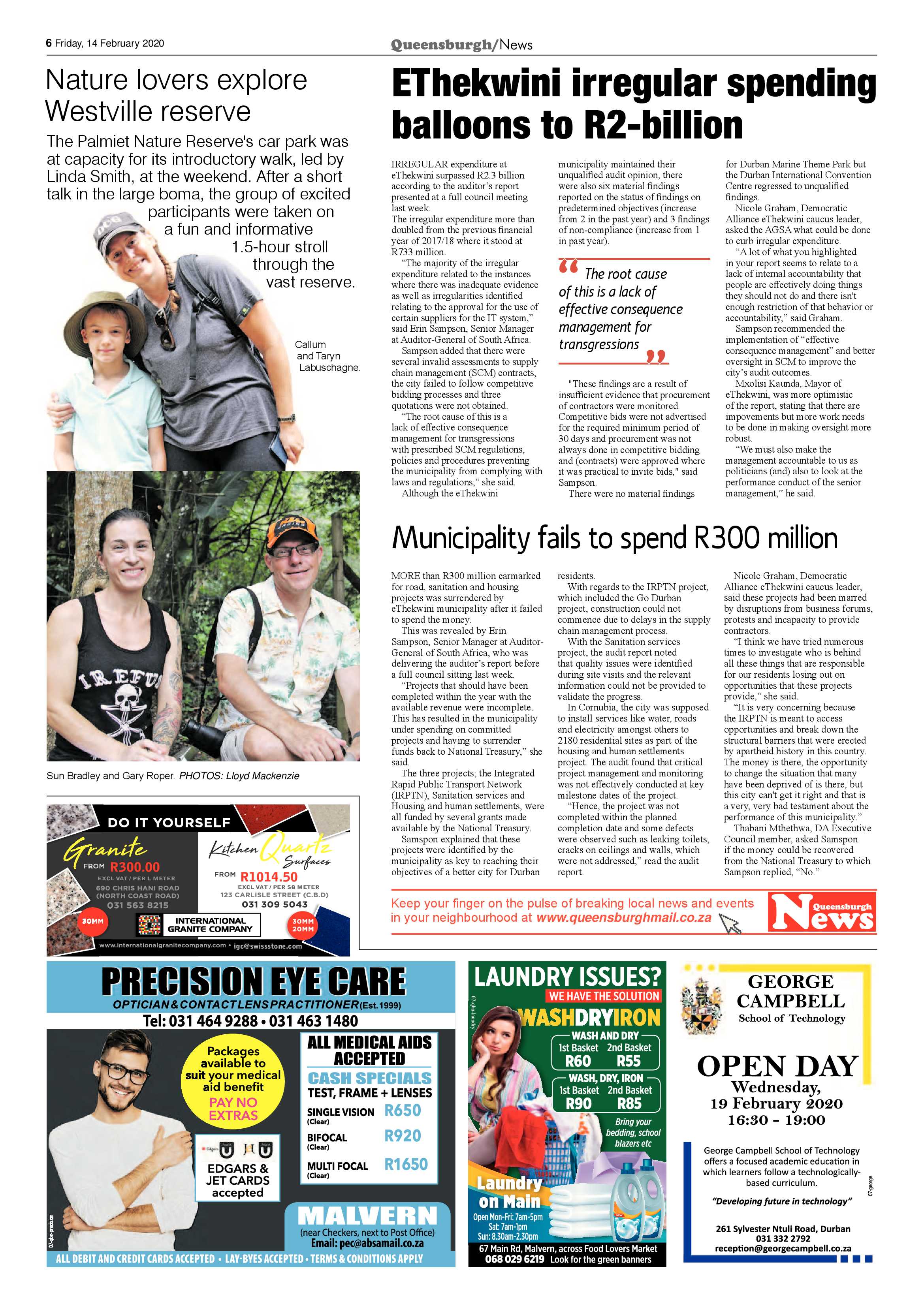 Queensburgh News 14 February 2020 page 6