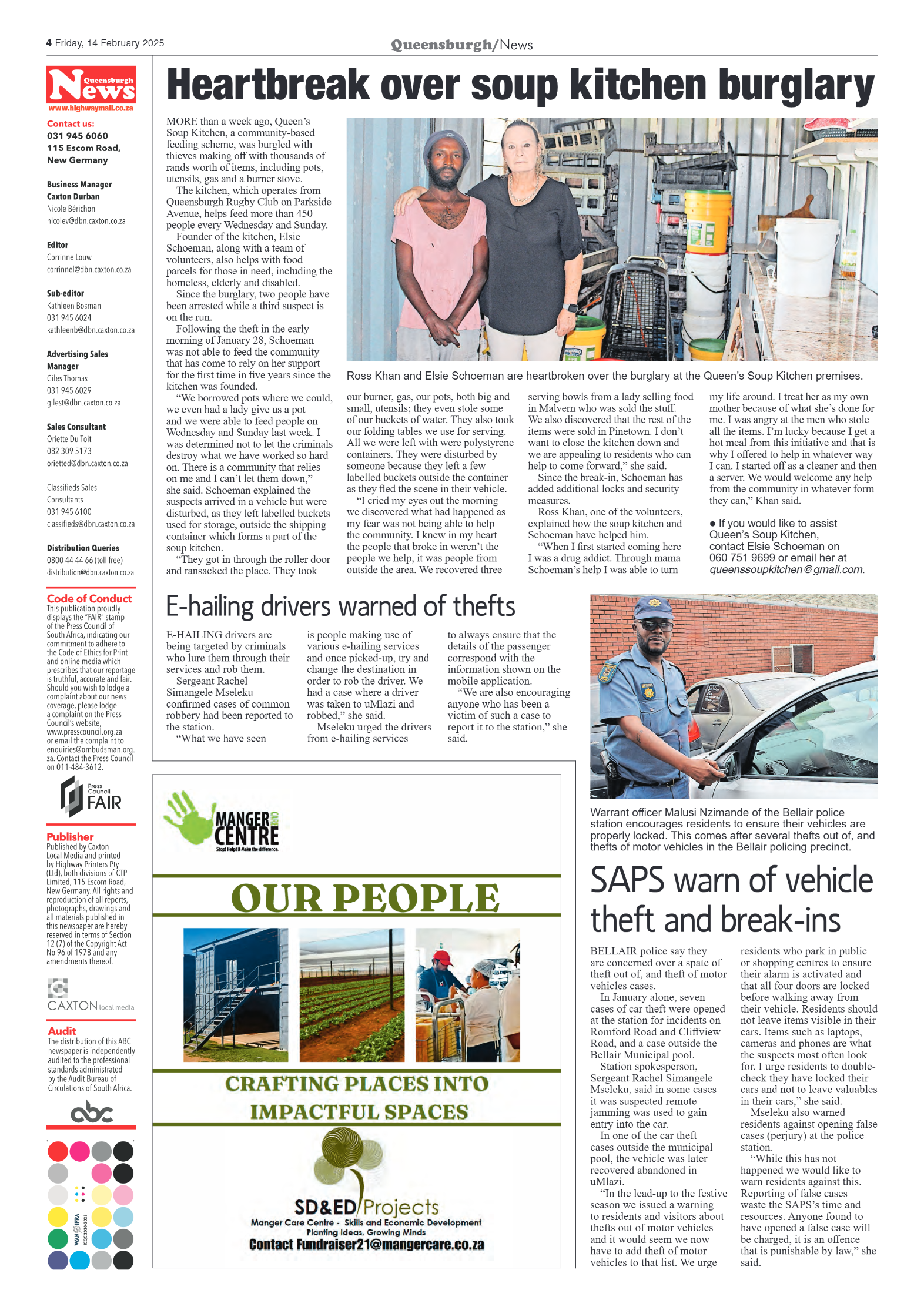 Queensburgh News 14 February 2025 page 4