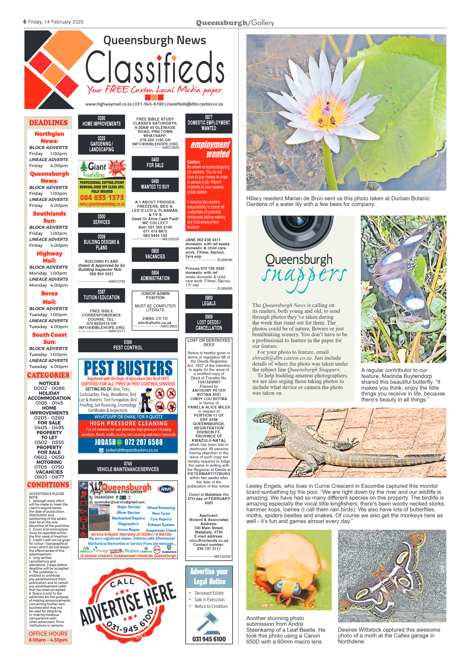 Queensburgh News 14 February 2025 page 6