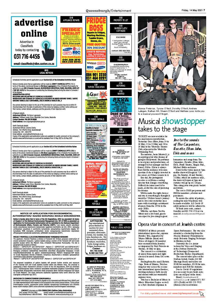 Queensburgh News 14 May 2021 page 7