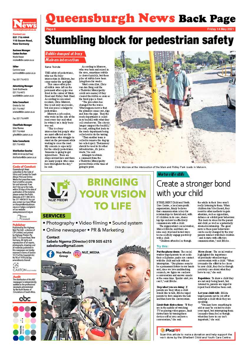 Queensburgh News 14 May 2021 page 8