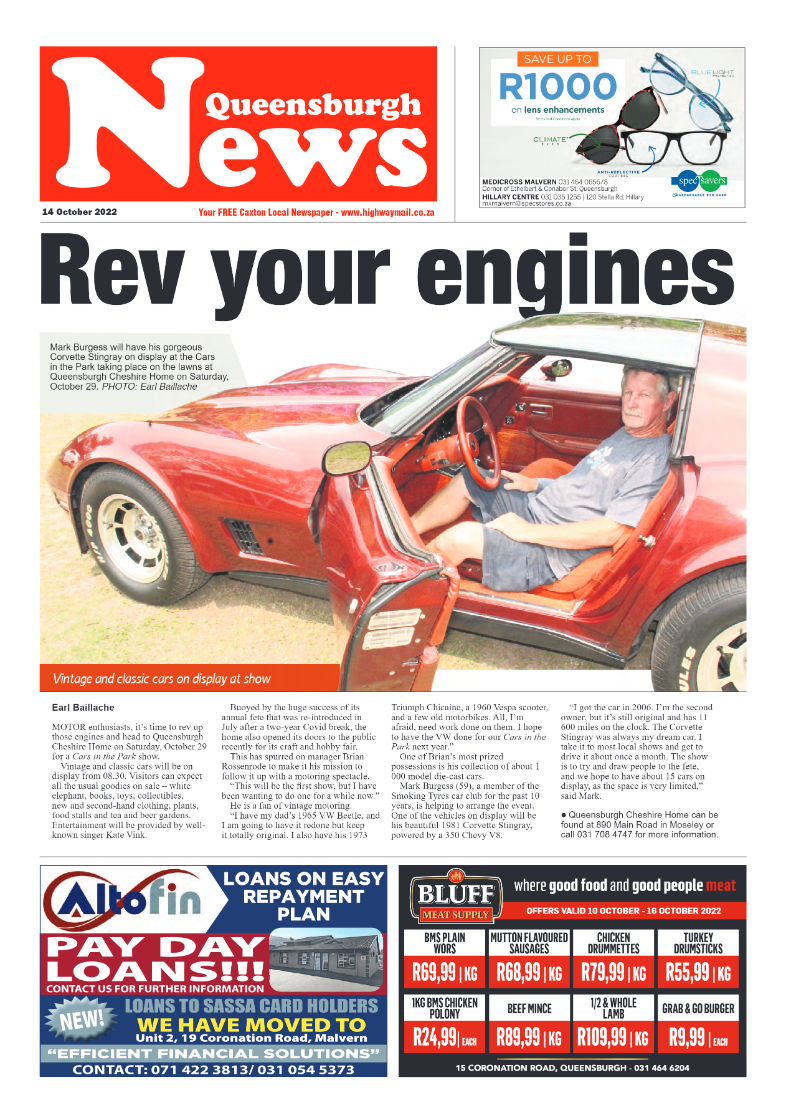 Queensburgh News 14 October 2022 page 1