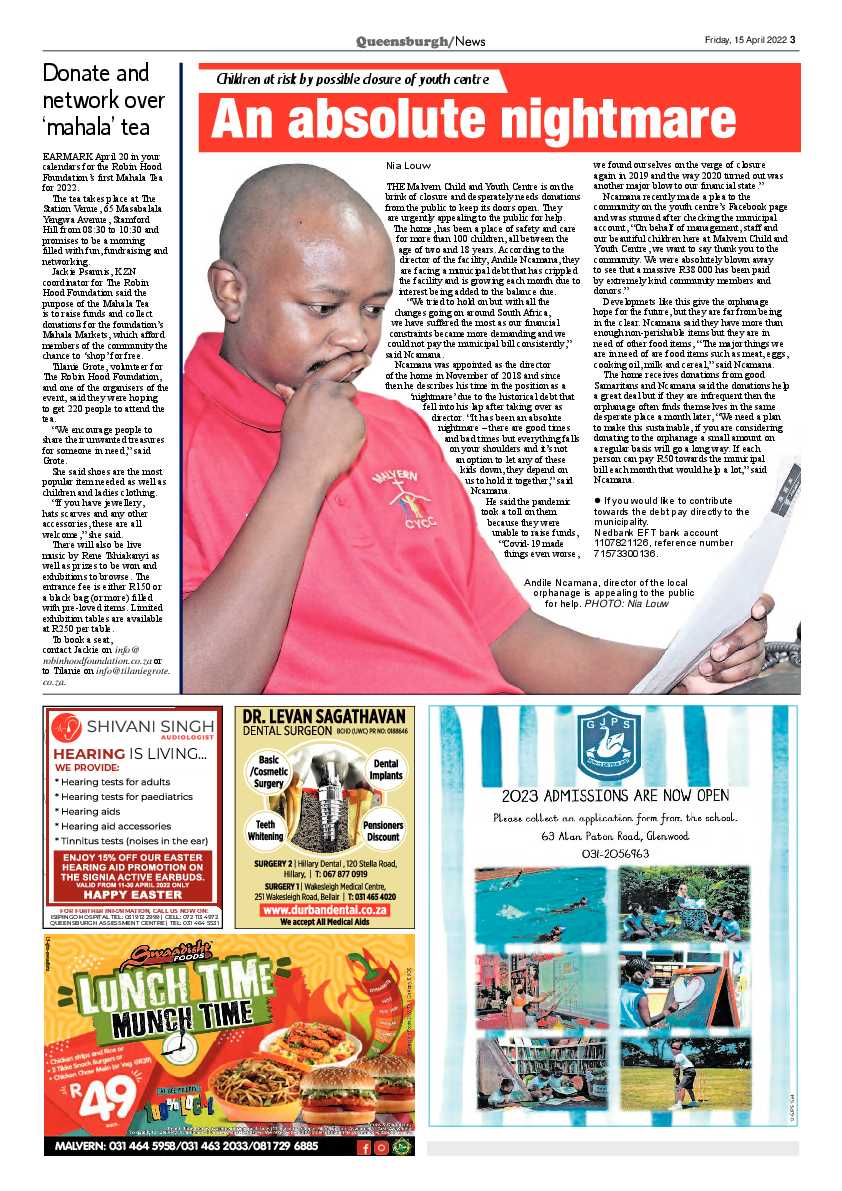 Queensburgh News 15 April 2022 page 3