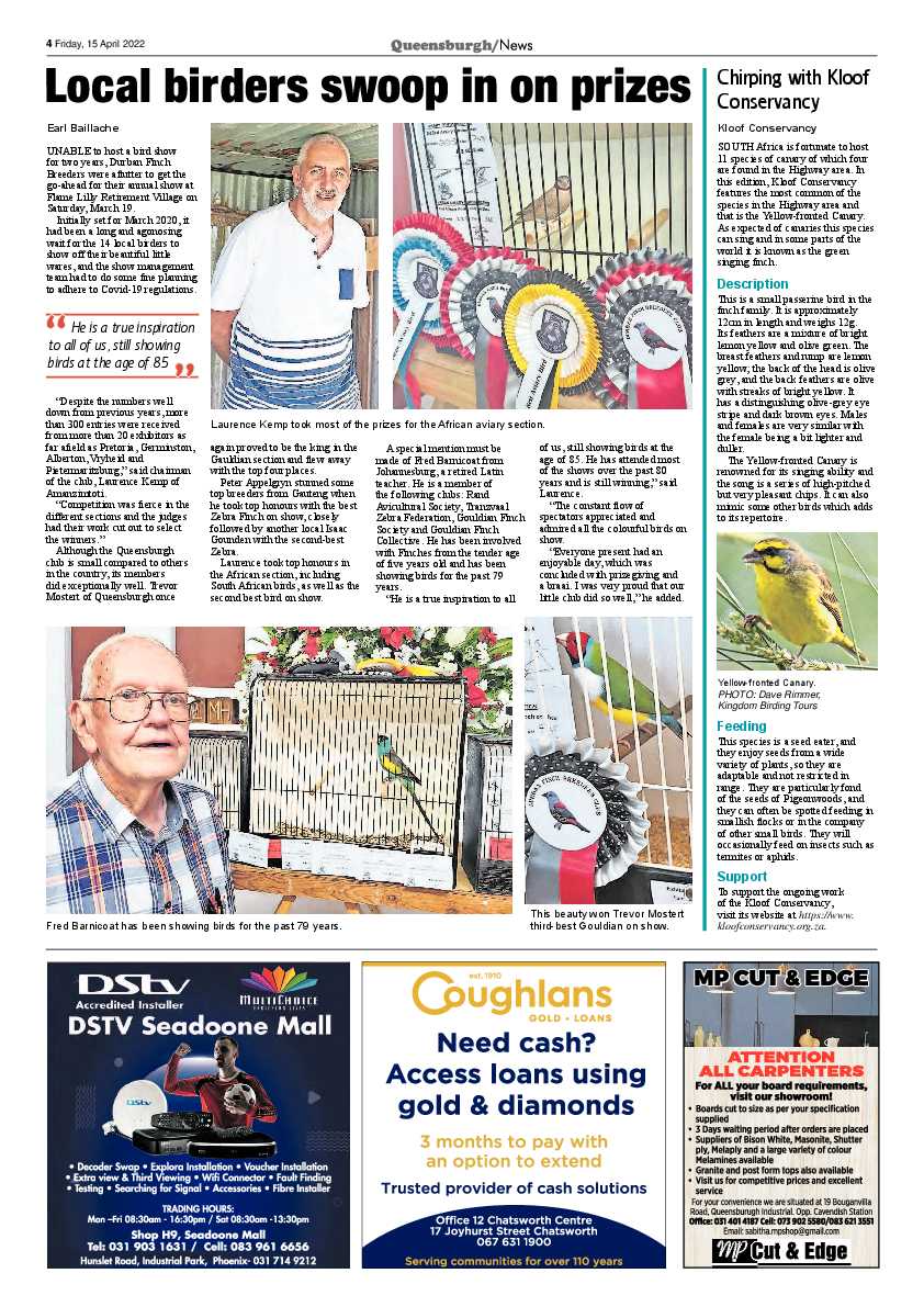 Queensburgh News 15 April 2022 page 4