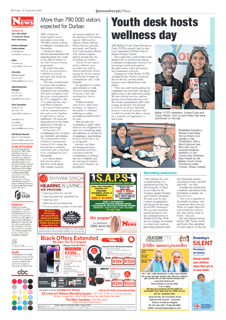 Queensburgh News 15 December 2023 page 2