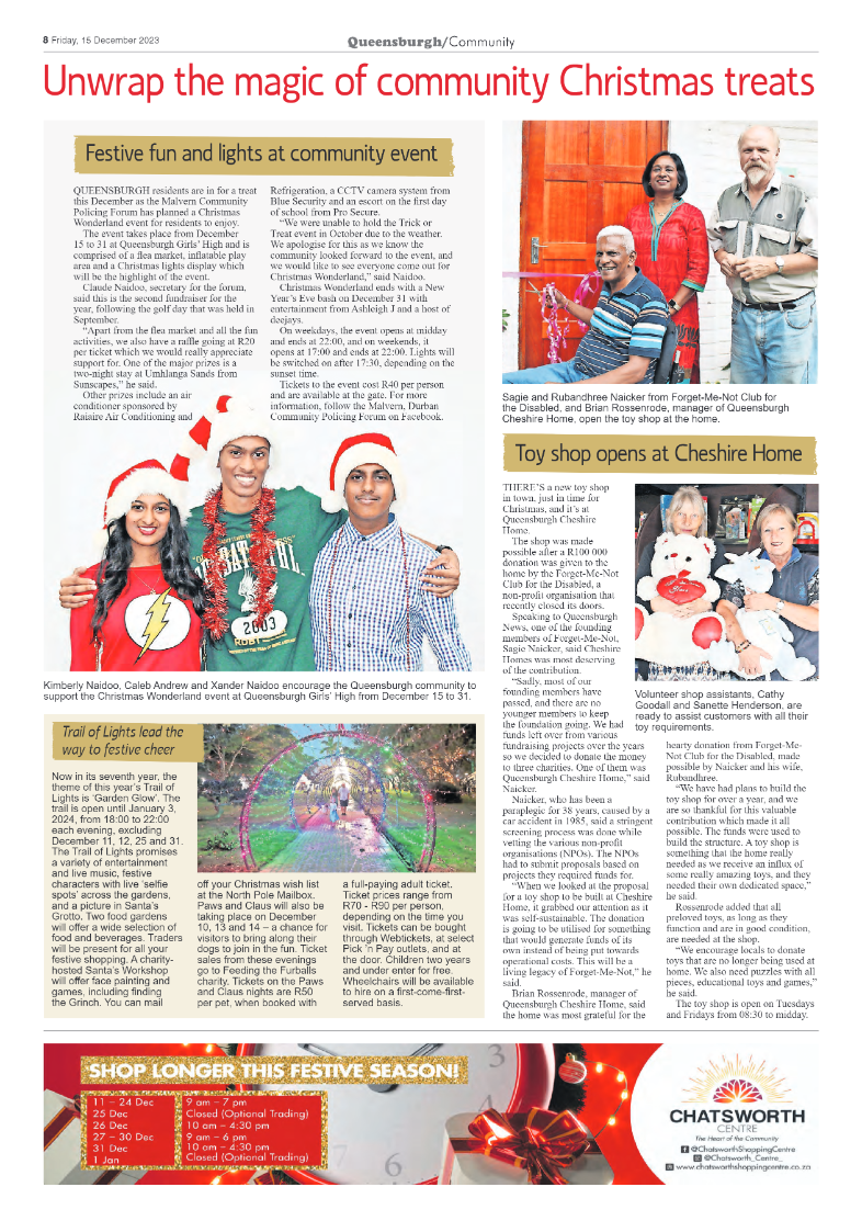 Queensburgh News 15 December 2023 page 8
