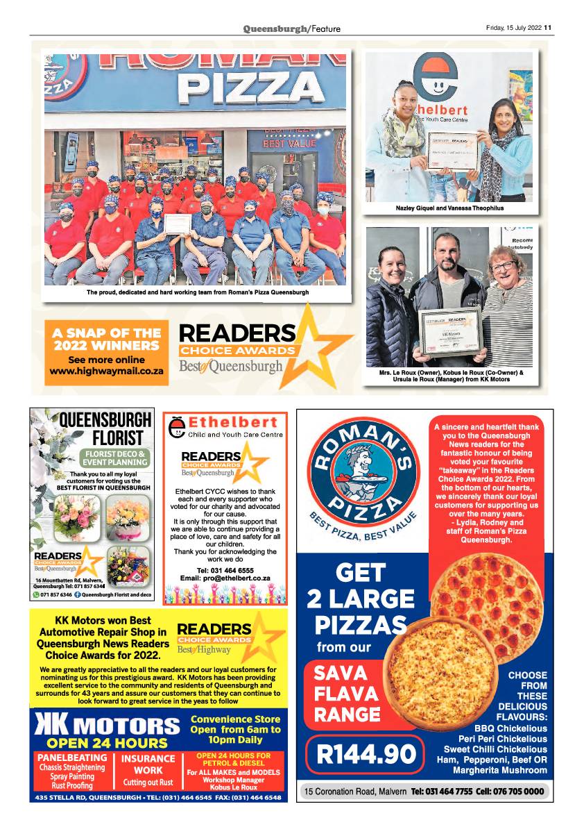 Queensburgh News 15 July 2022 page 11