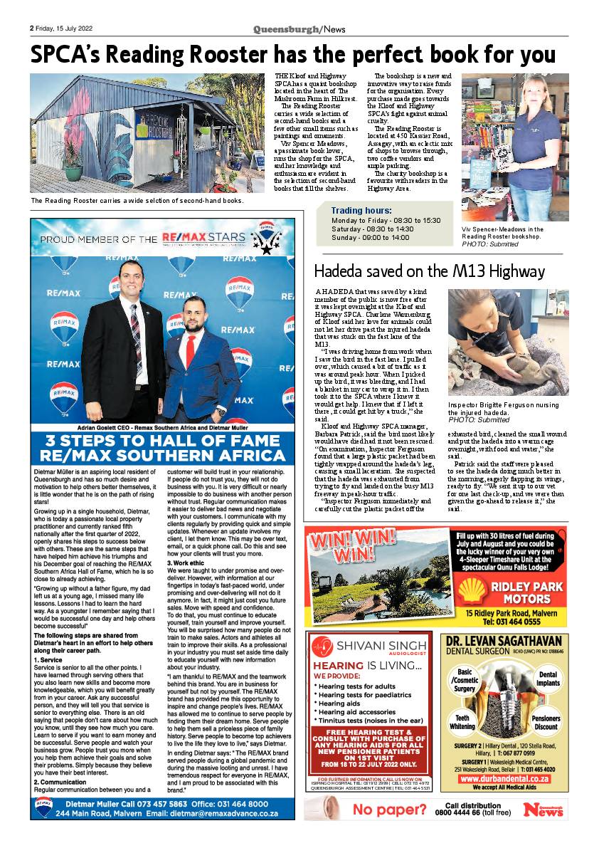 Queensburgh News 15 July 2022 page 2