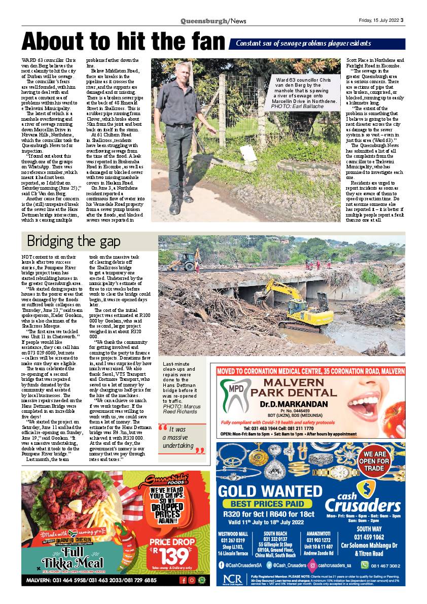 Queensburgh News 15 July 2022 page 3
