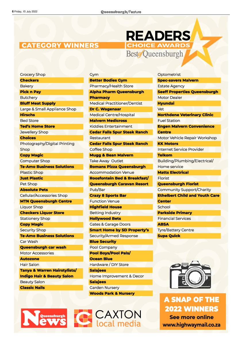 Queensburgh News 15 July 2022 page 6