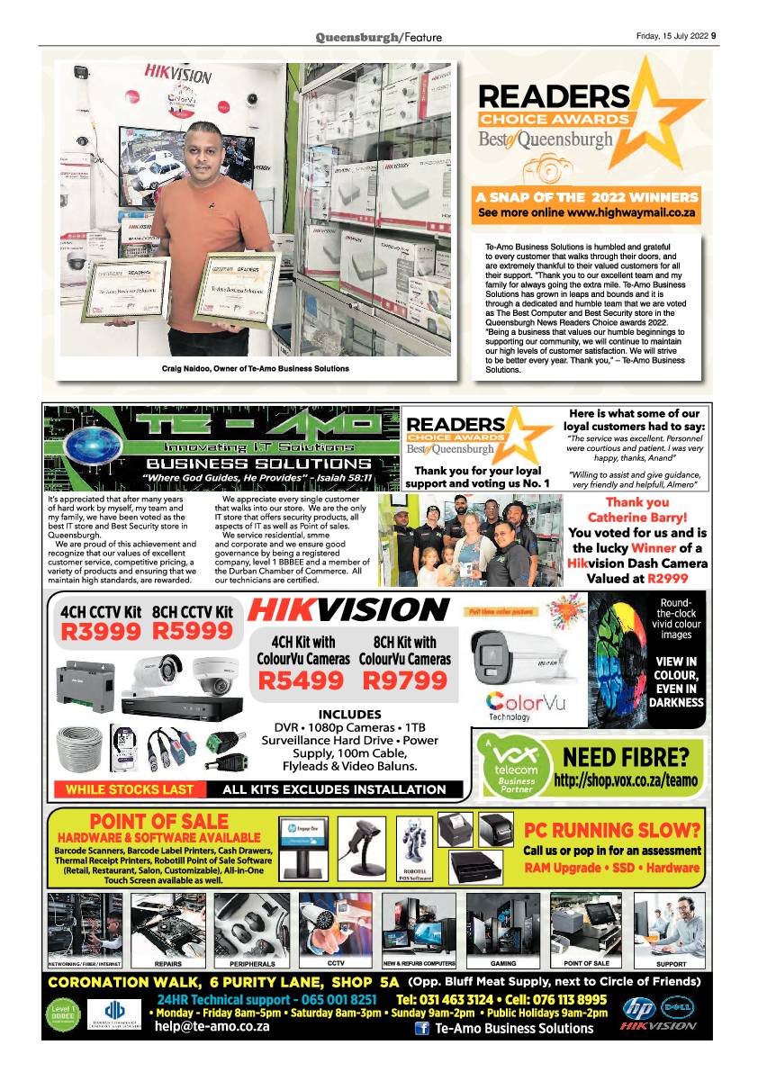 Queensburgh News 15 July 2022 page 9