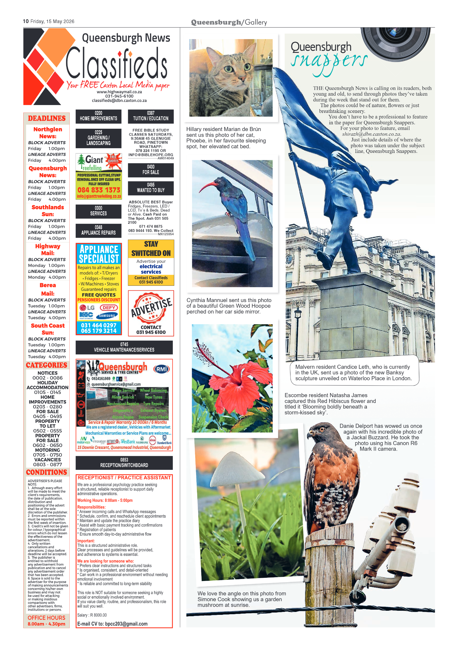 Queensburgh News 15 May 2026 page 10