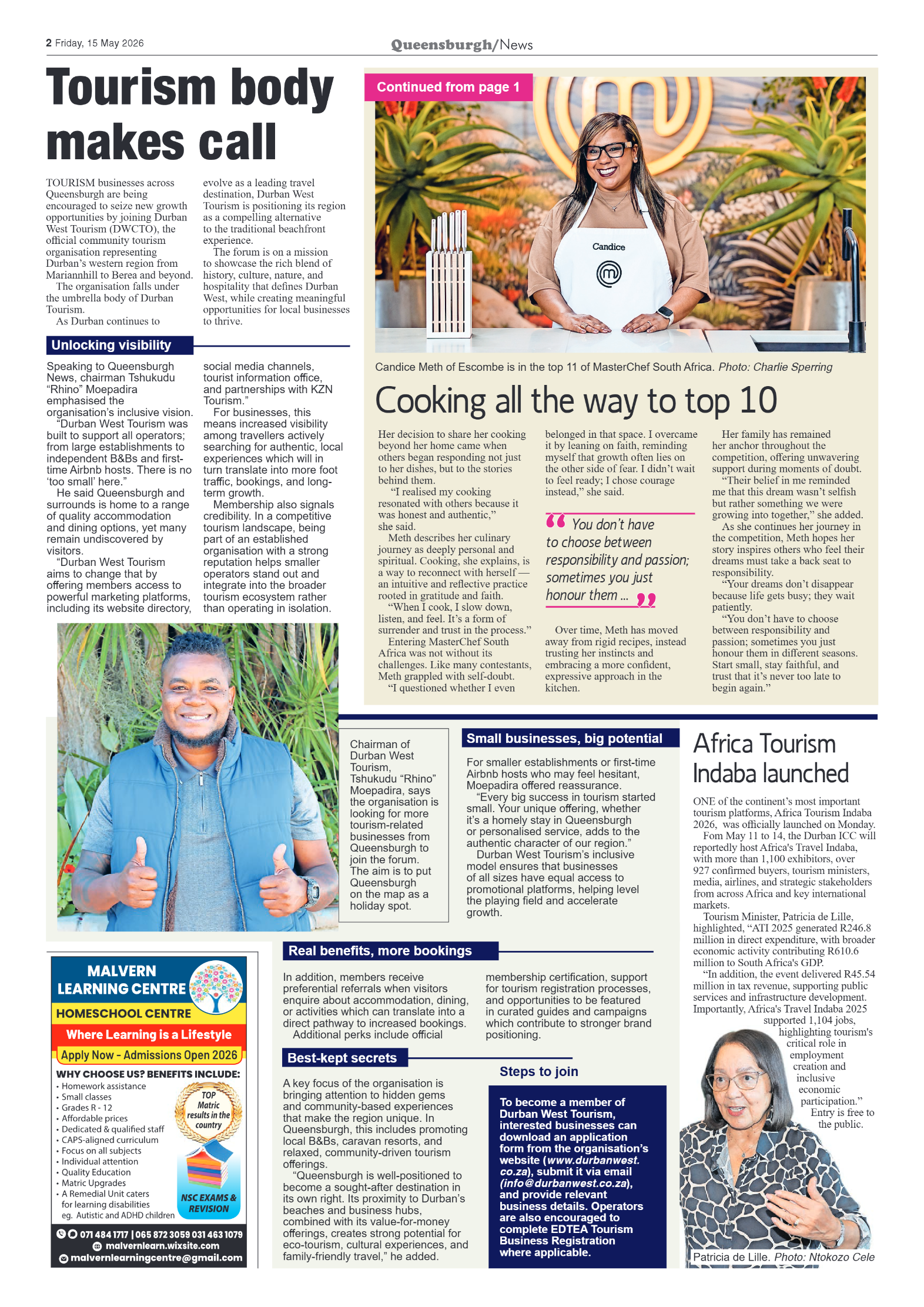 Queensburgh News 15 May 2026 page 2