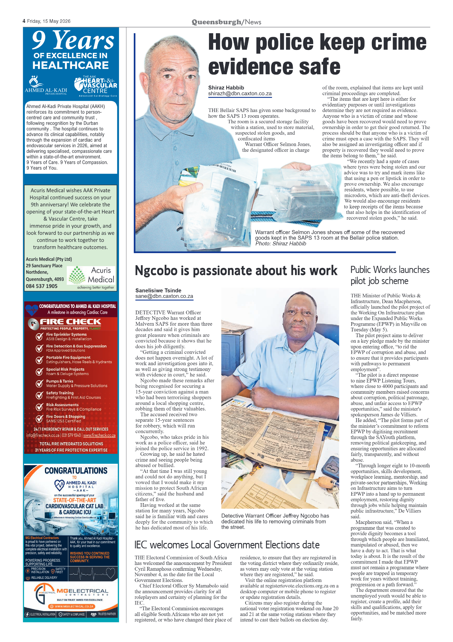 Queensburgh News 15 May 2026 page 4