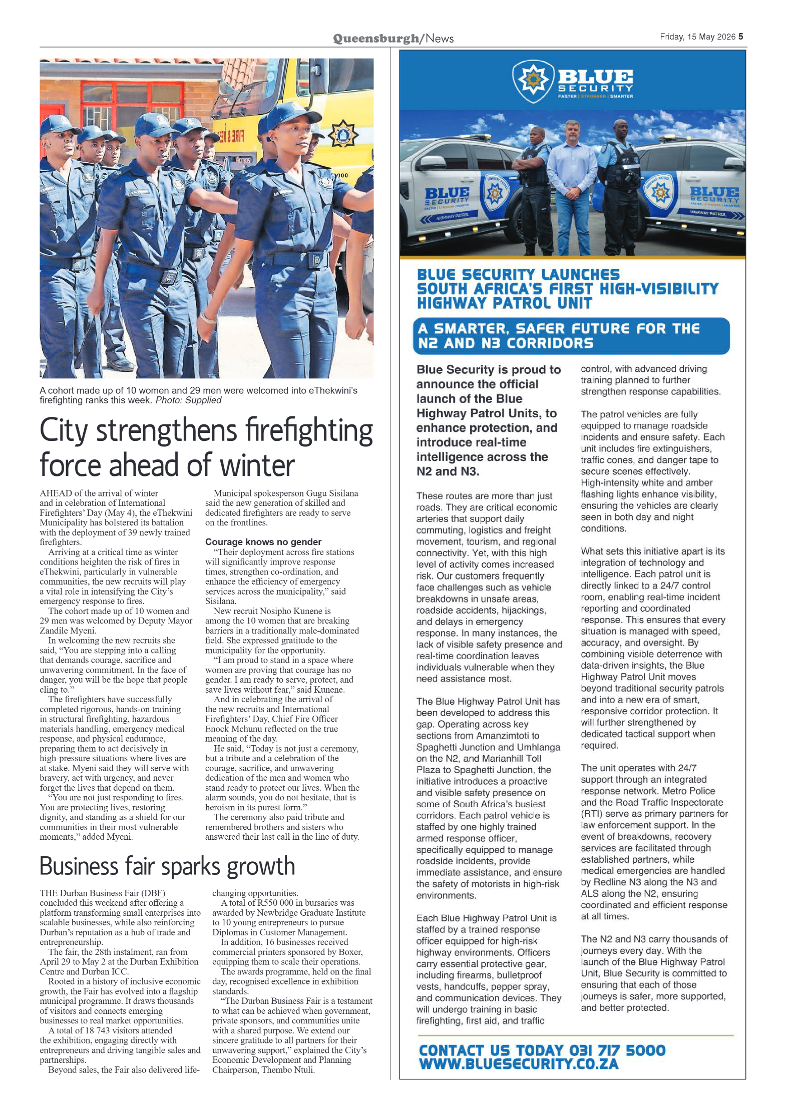 Queensburgh News 15 May 2026 page 5