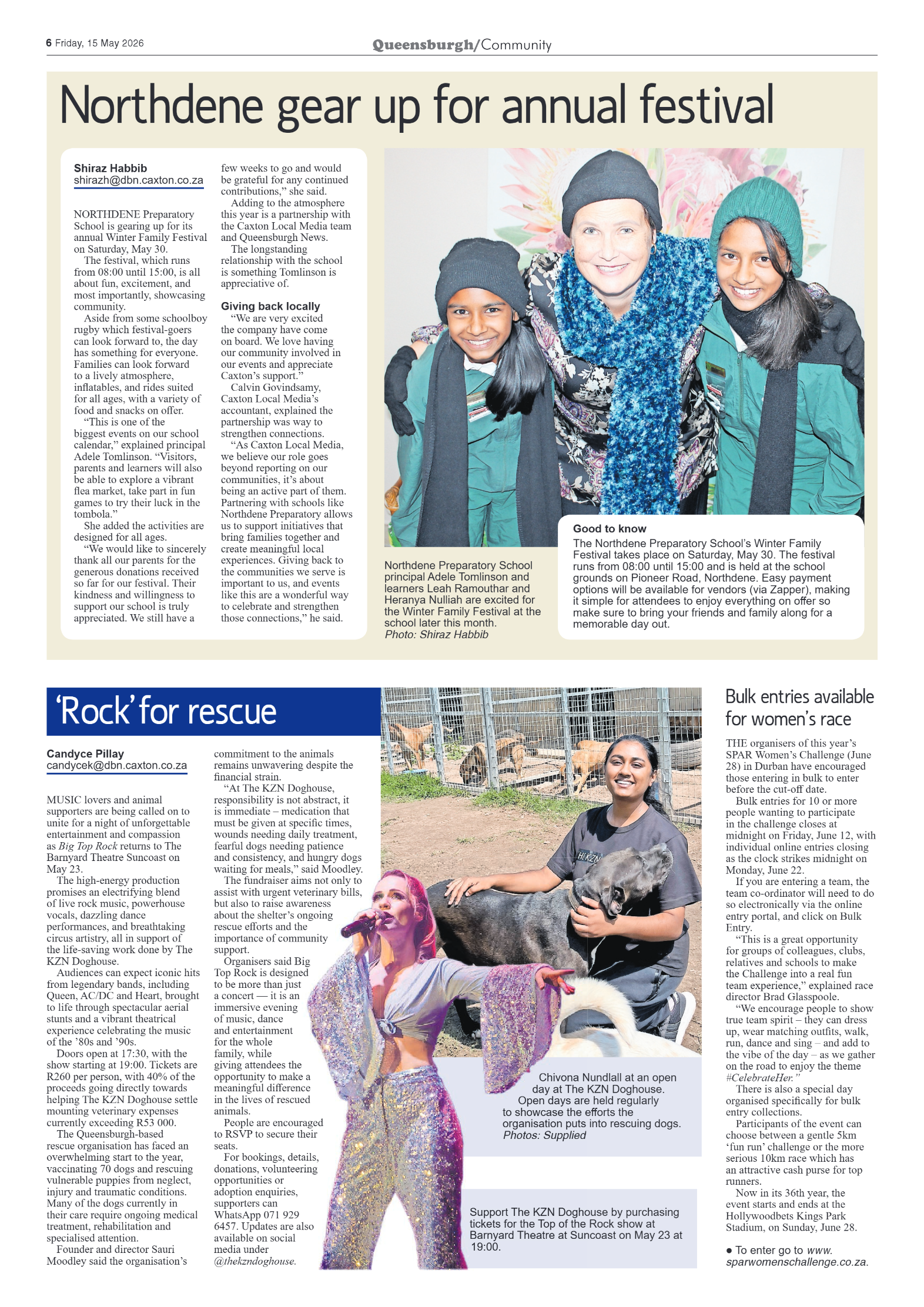 Queensburgh News 15 May 2026 page 6