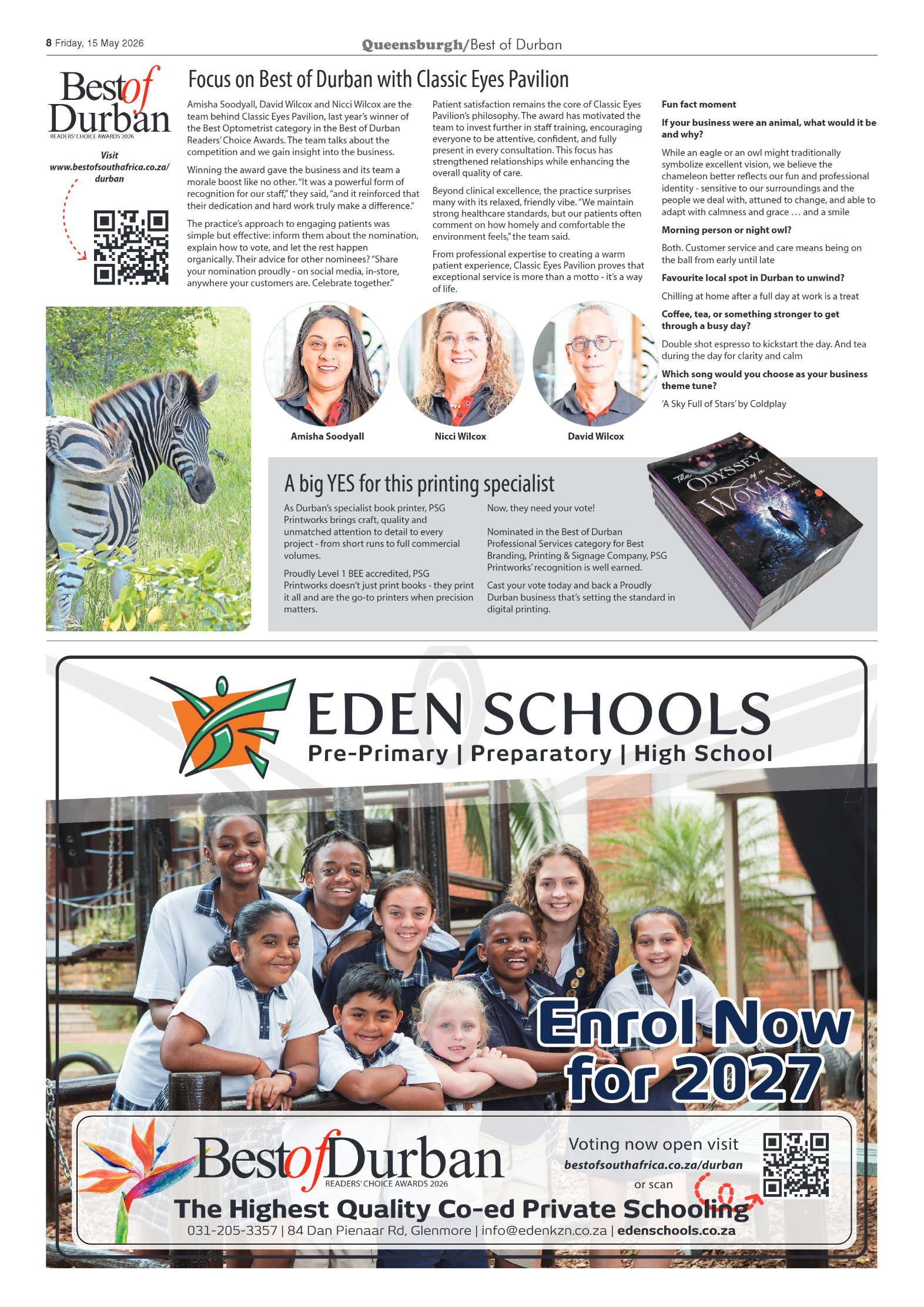 Queensburgh News 15 May 2026 page 8