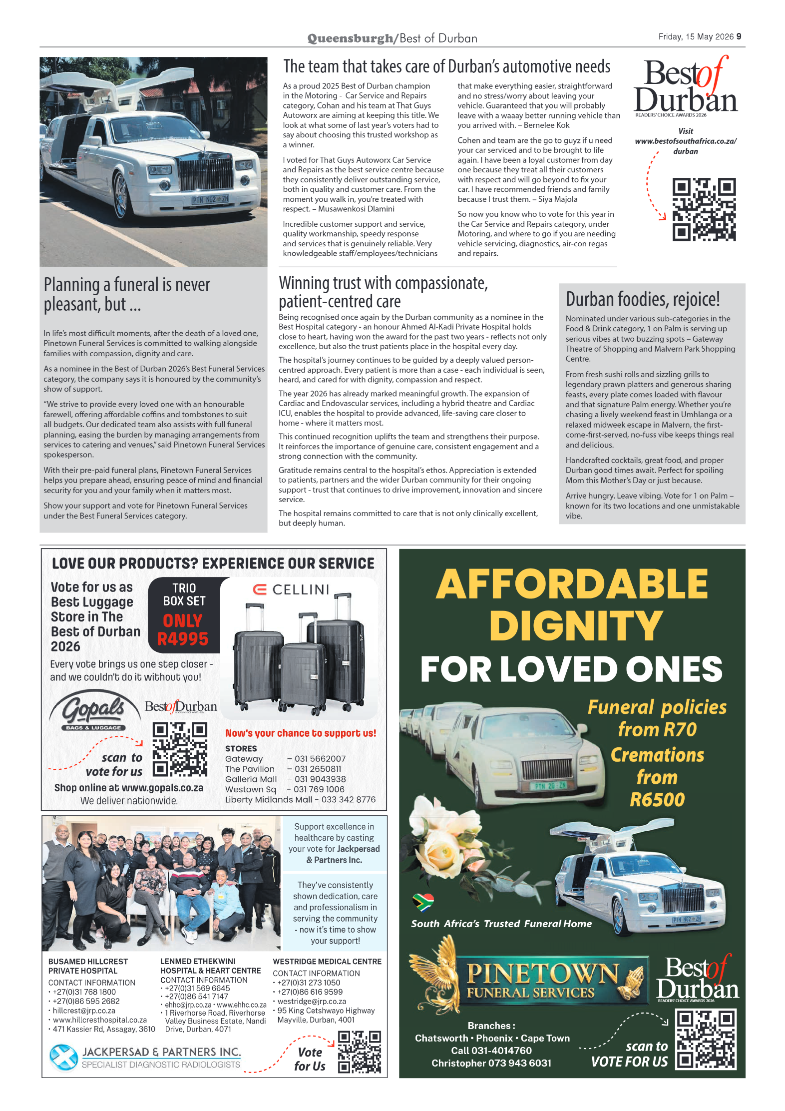 Queensburgh News 15 May 2026 page 9