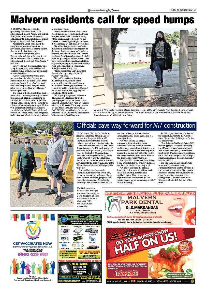 Queensburgh News 15 October 2021 page 3