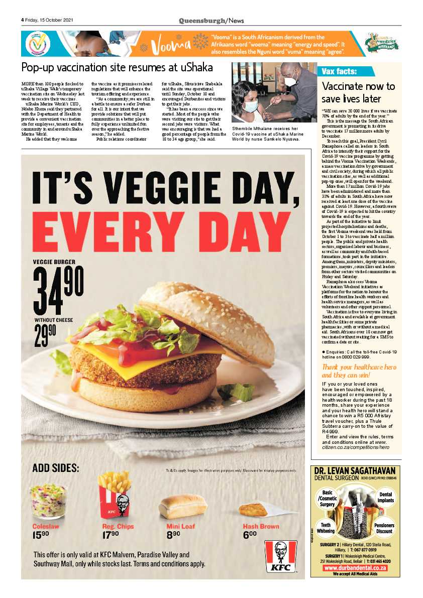 Queensburgh News 15 October 2021 page 4