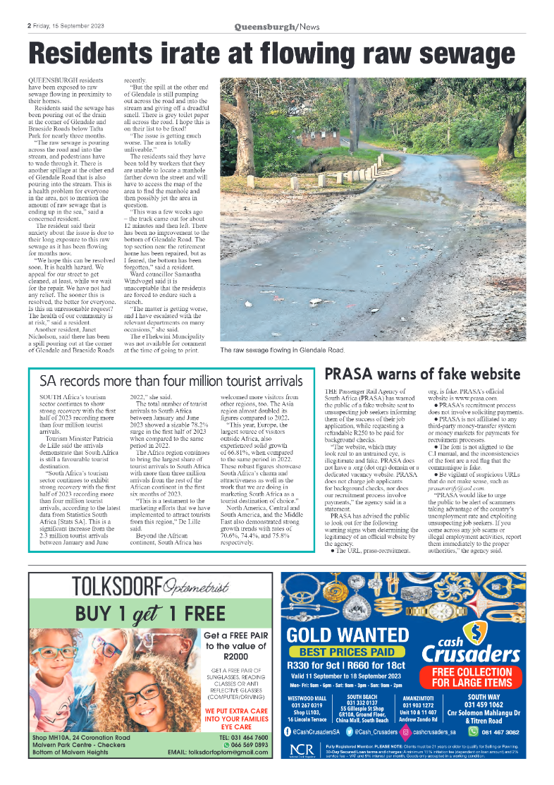 Queensburgh News 15 September 2023 page 2
