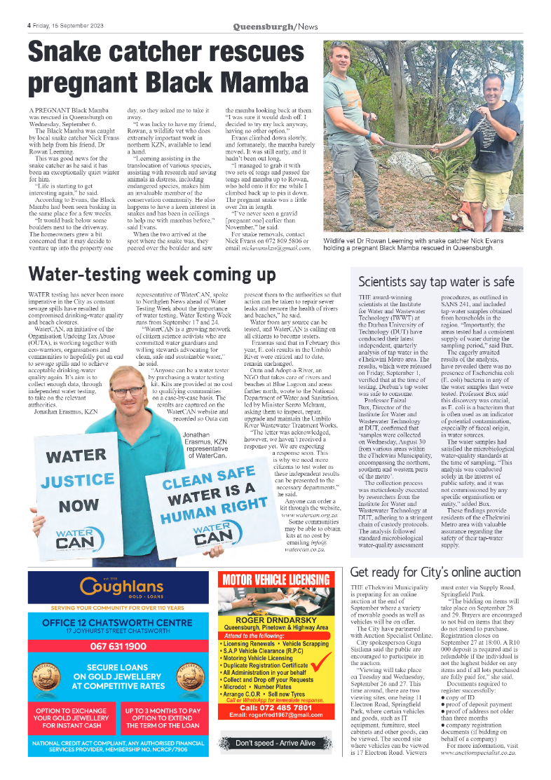 Queensburgh News 15 September 2023 page 4