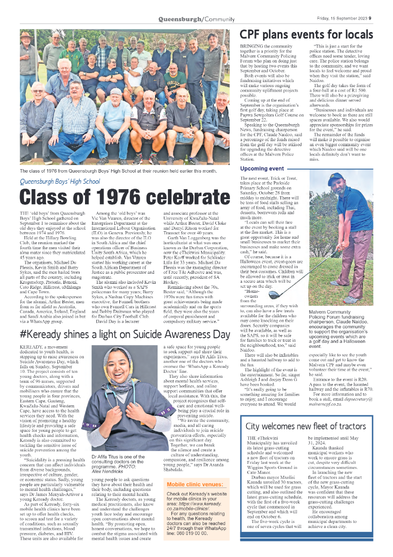Queensburgh News 15 September 2023 page 9