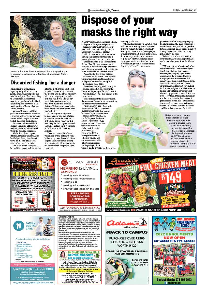 Queensburgh News 16 April 2021 page 3