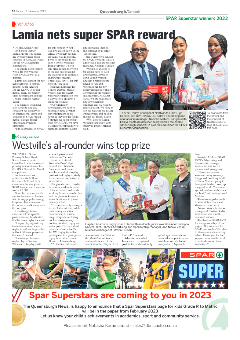 Queensburgh News 16 December 2022 page 10